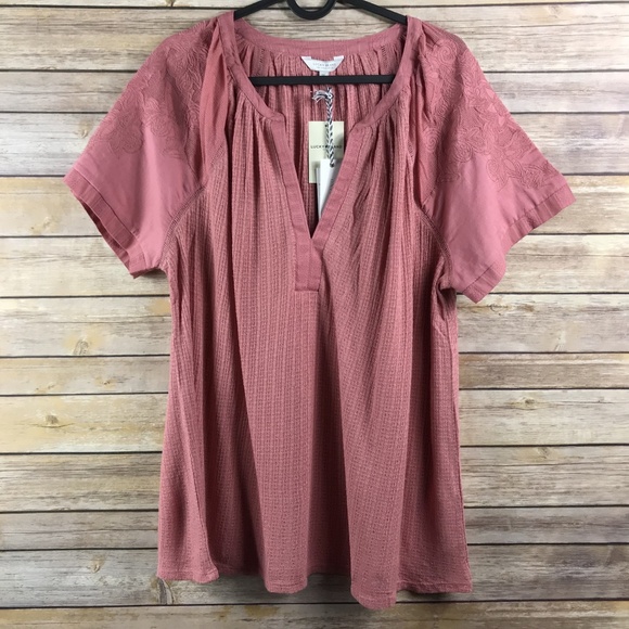 Lucky Brand Tops - Lucky Brand Floral Drop Needle Blouse (NW4)